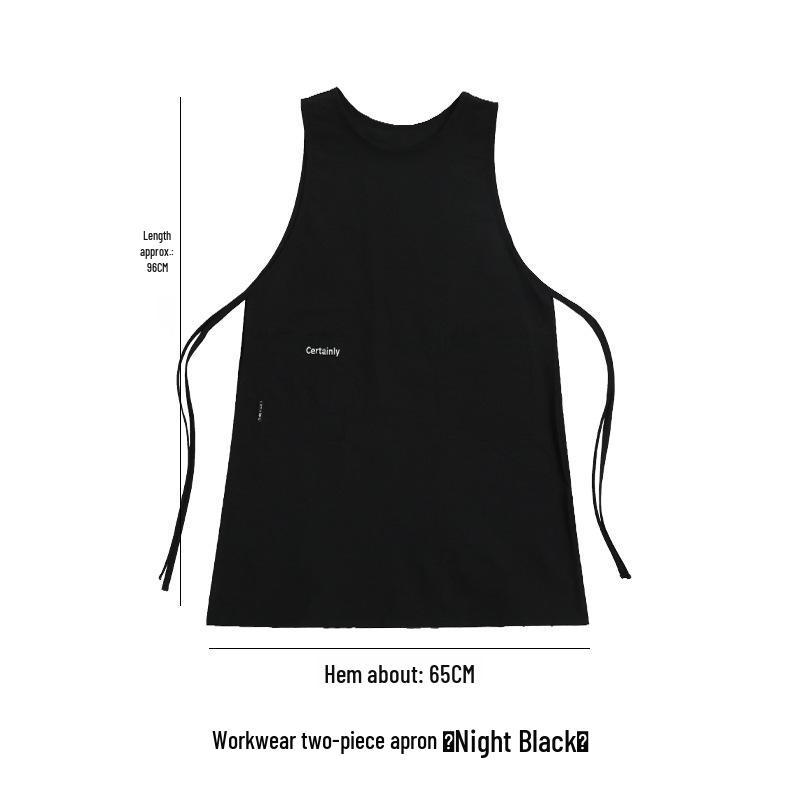 

Japanese-Korean Style Anti-fouling Apron for Kitchen, Art, and Cafe Use
