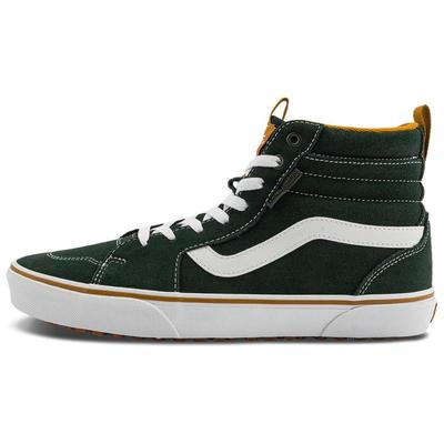 MN High Top Skateboard Shoes Men's Green Sneakers VN0A5HZK1CI