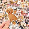 100pcs/50pcs Cute Dog Stickers Adorable Puppy Decals for Laptops Water Bottles and DIY Crafts Perfect for Pet Lover and Children