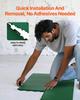 Gym Flooring Set 8 PCS Interlocking PP Puzzle Tiles Green
