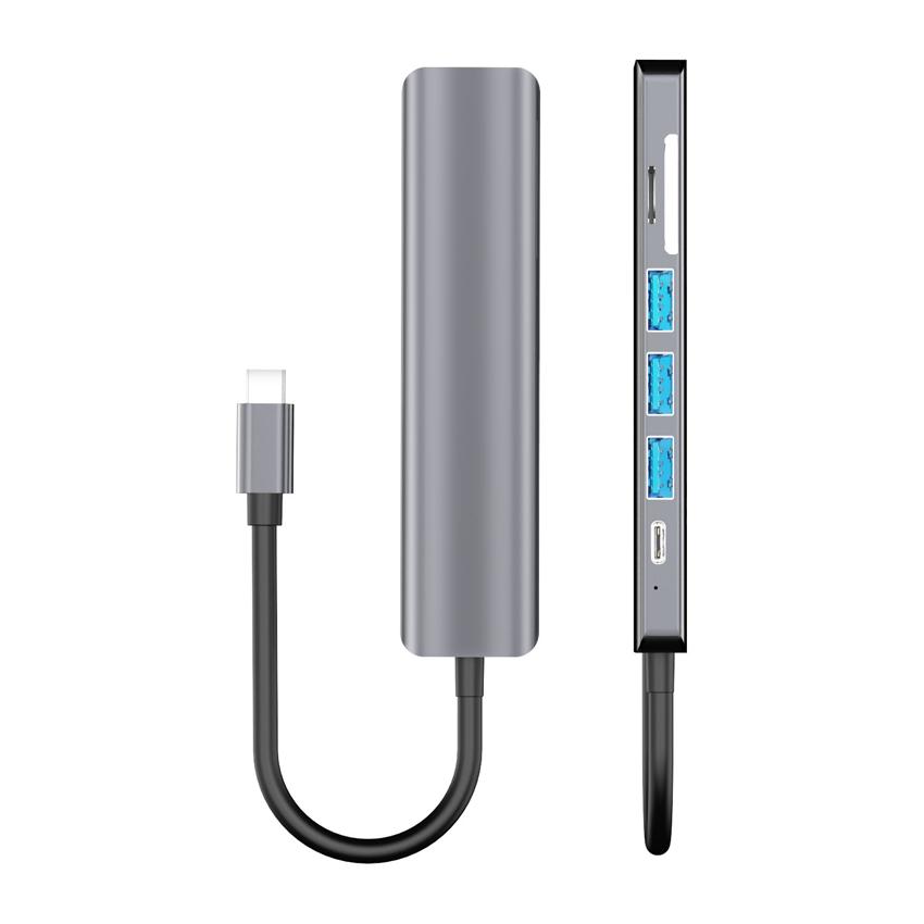 7-in-1 USB C Hub Docking Station Connecting to a Variety of USB Devices HDMI USB 3.0 Port Factory Price
