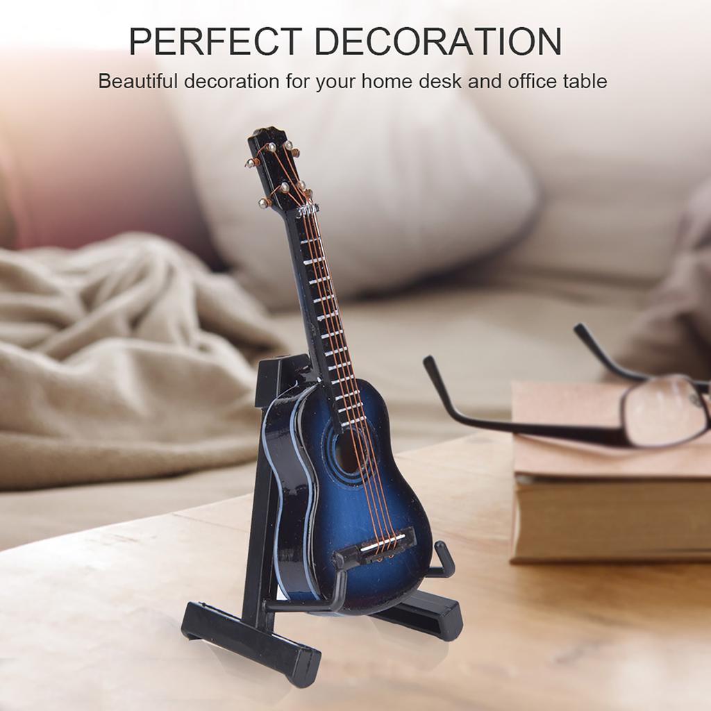 Ature Classical Guitar Model Wooden Guitar Desktop Decoration Ornaments
