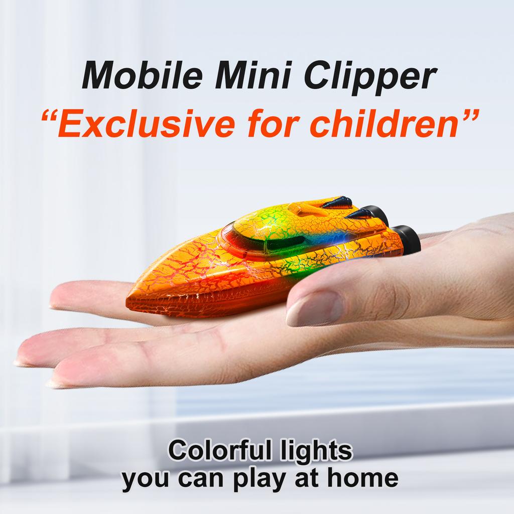 Non-Toxic Rc Baots 2.4G 4Wd Mini Remote Control Boat With Light Speedboat For Pools Competitive Indoor Watercraft Toys For Kids Gifts