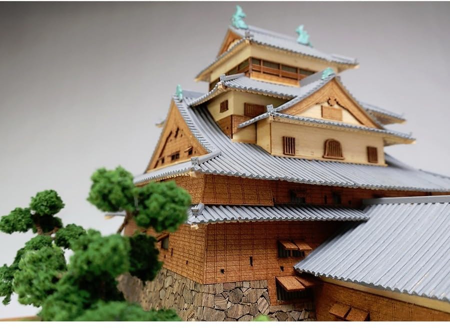 Woody Joe 1/150 Matsue Castle Wooden Model Assembly Kit (Building)