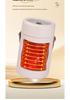 Douyin Celebrity Electric Stew Pot: Portable Multi-Function Soup & Porridge Cooker with Clear Stainless Steel Design