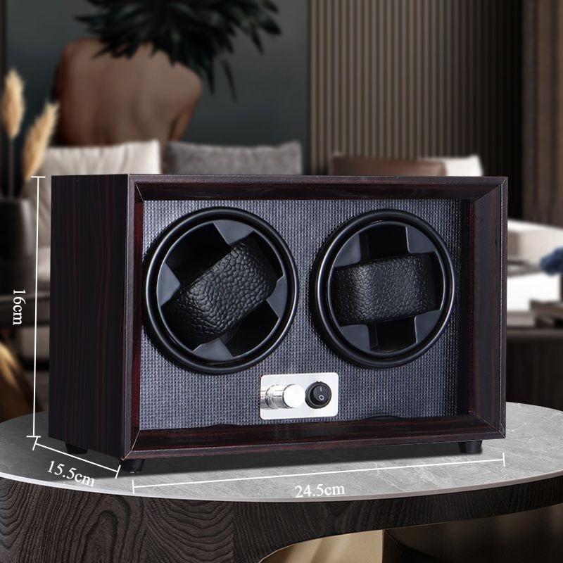 

Automatic Shaker Watches Winding Machine Mechanical Watch Winder Silent Wrist Watches Winders Household Upright Watch Winded US чёрный