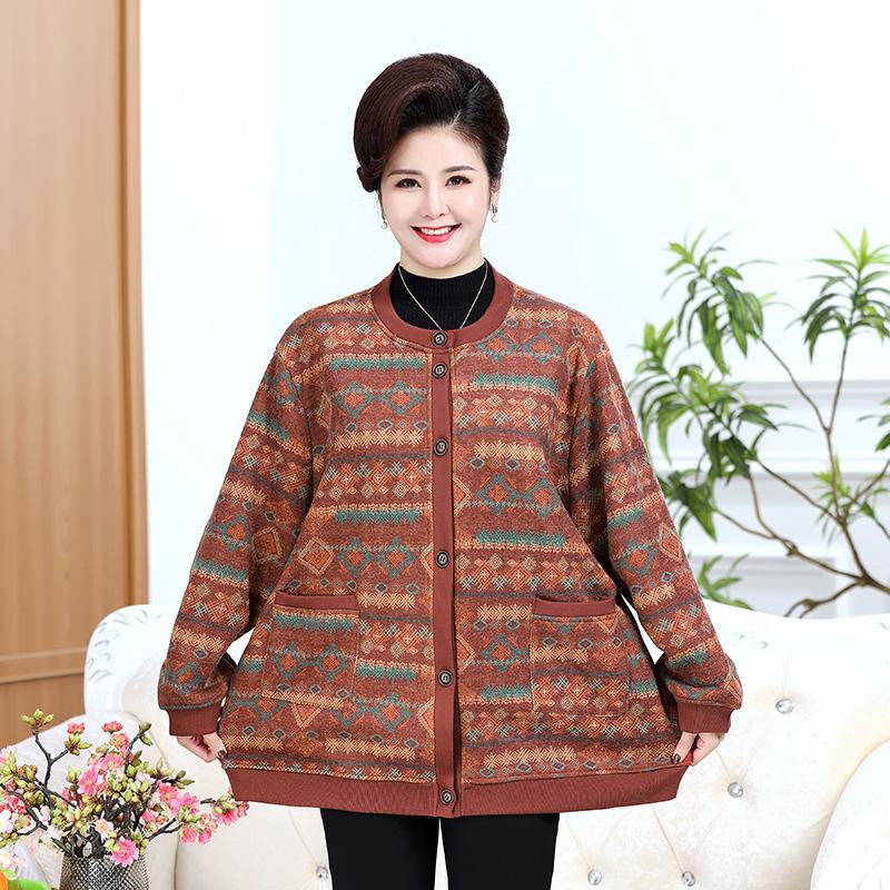 Plus Size Women's Autumn/Winter Knit Cardigan Sweater Coat