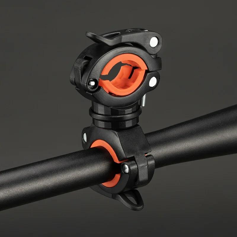 

Крепление для велосипедного фонаря Многофункциональный вращающийся на 360 градусов держатель для велосипедной лампы Светодиодный держатель для фонарика Велосипедные аксессуары