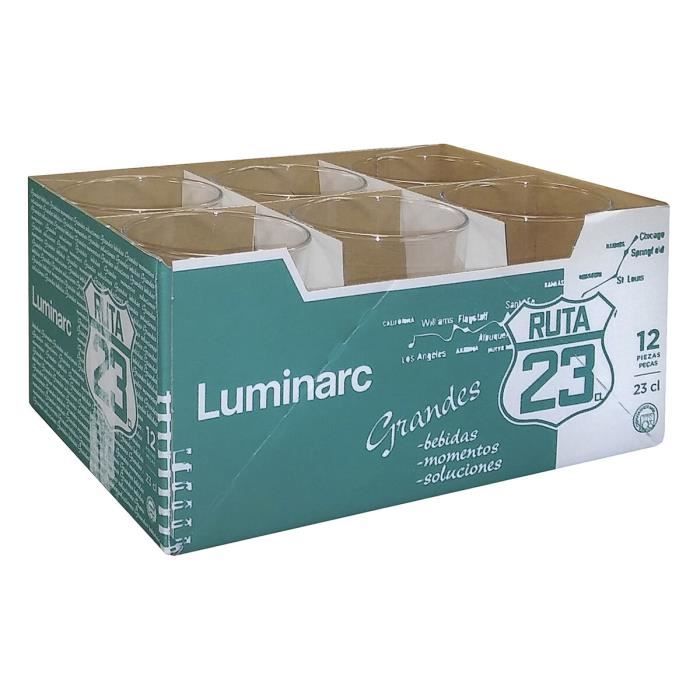 Verre Luminarc Ruta 23 Transparent Verre (230 Ml) (12 Unités)