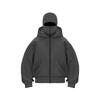 Mens Oversized Hooded Sweatshirt With Double-Layer Hood Fleece-Lined Zip-Up Pullover Fall