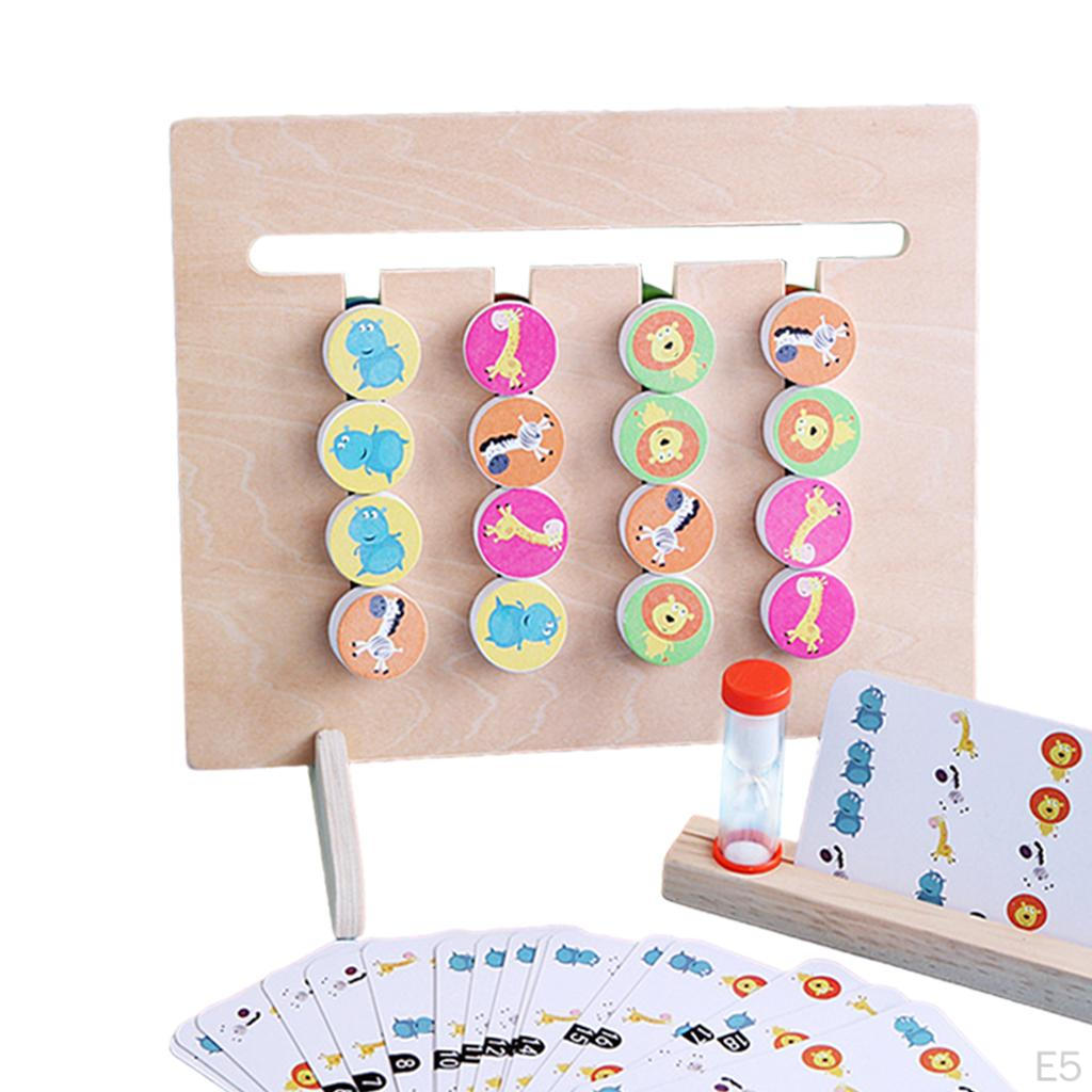 puzzle playing Color Shape Sorting Logical Memory Toy