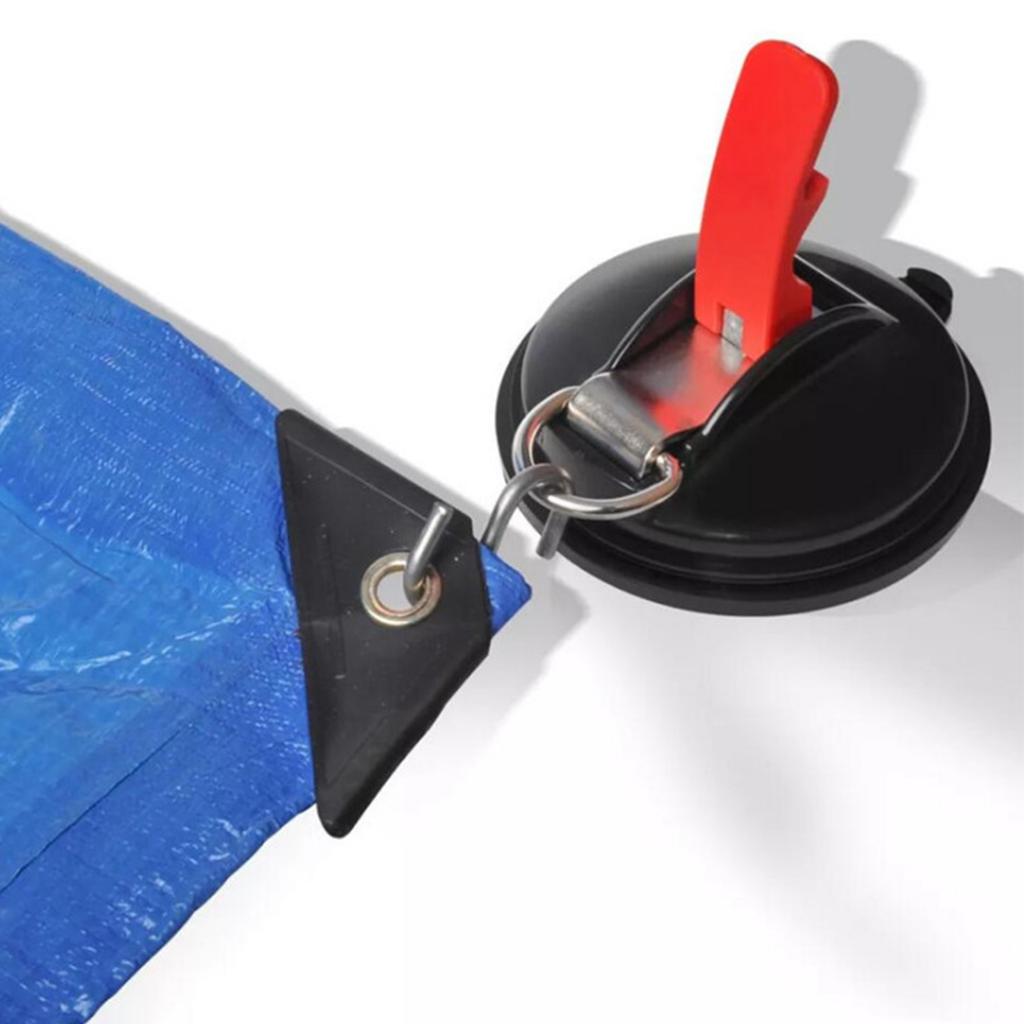 Vacuum Suction Cup Anchor with Securing Hooks Heavy Duty Car Strap Suction Cup Multifunctional Pet Strong Suction Cups