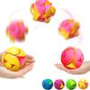 2pcs Hand Throwing Color Ball Toys Children's Sensory Stress Relief Accessories Adult Gifts Double Magic Color Ball Toys