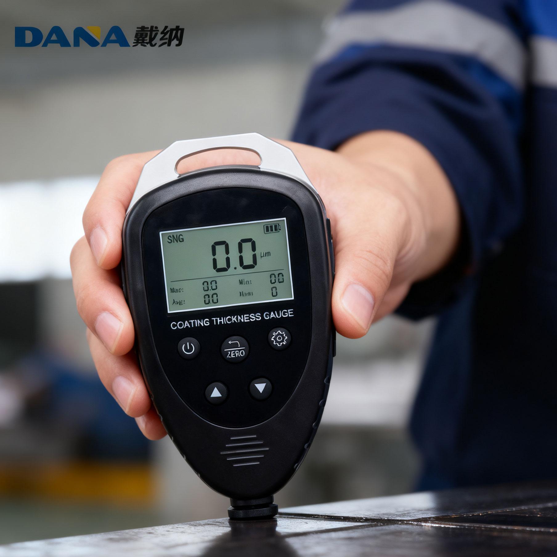 DANA C330  Magnetic Eddy Coating Thickness Gauge Professional Metal Surface Testing High Sensitivity Stable Fast Measurement 0-1250μm чёрный