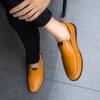 2025 New Men's Casual Comfortable and Fashionable Pu Leather Shoes Business Casual Banquet Formal Leather Shoes Zapatillas Male