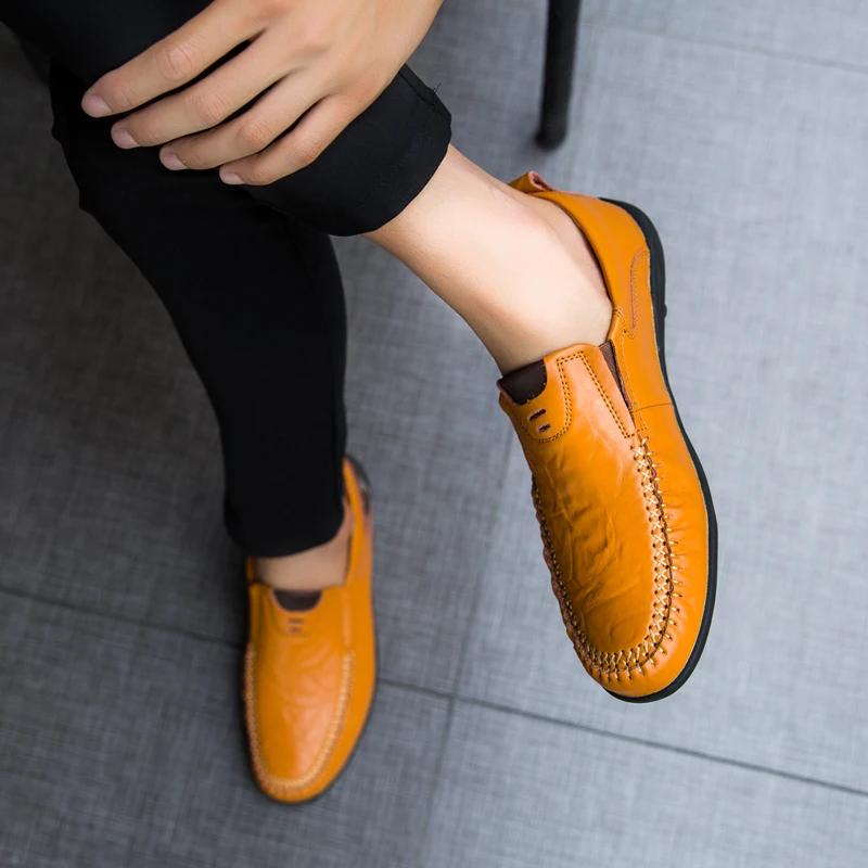 2025 New Men's Casual Comfortable and Fashionable Pu Leather Shoes Business Casual Banquet Formal Leather Shoes Zapatillas Male