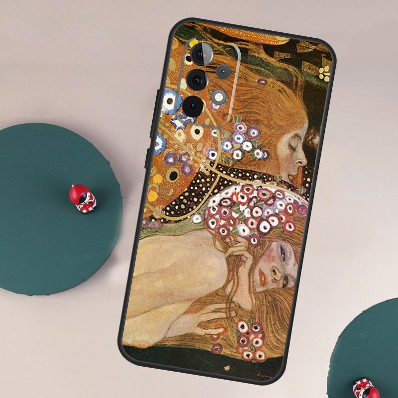 Gustav Klimt Abstract Painting Case For Samsung Galaxy A13 A23 A33 A53 A73 A12 A22 A32 A52 A52S A04S A50 A51 A71 Coque
