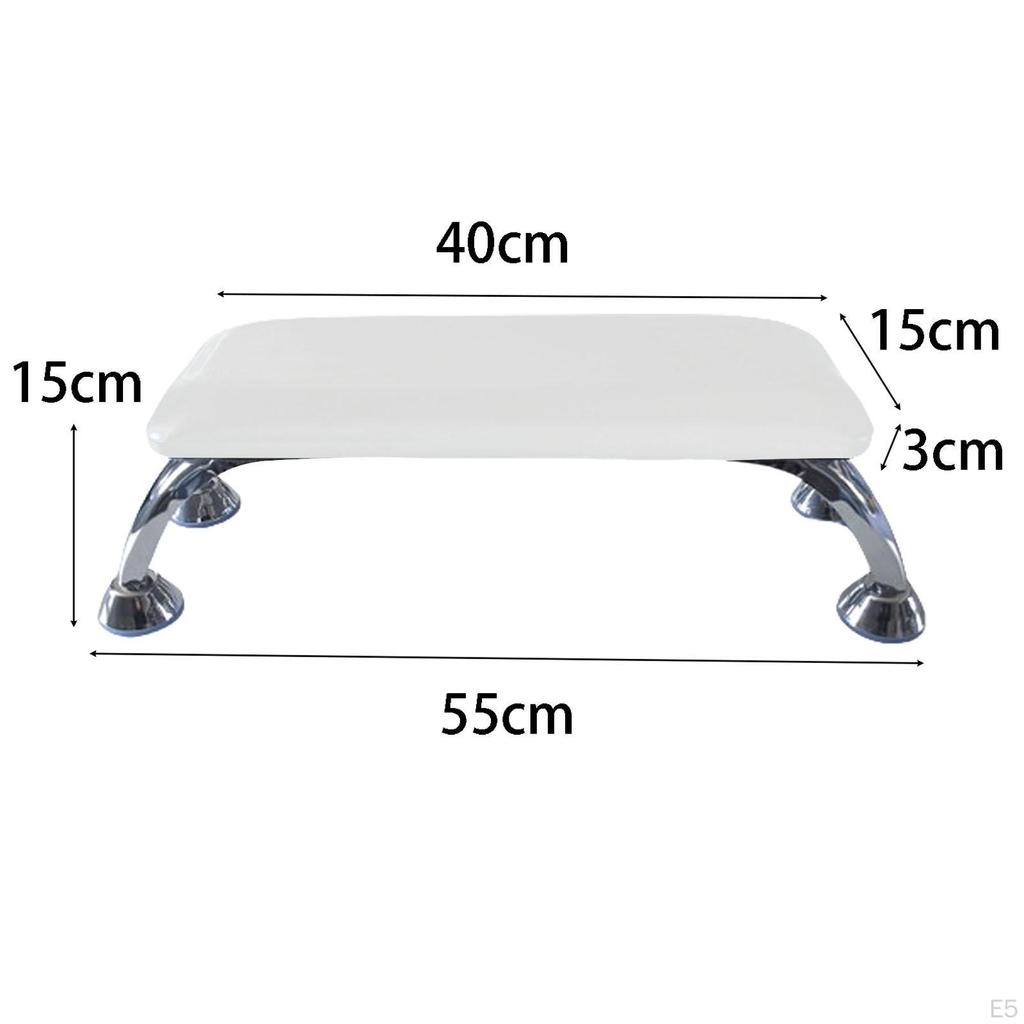 Podpórka pod dłonie do manicure, podłokietnik do paznokci, skóra PU, antypoślizgowa, mata stołowa, do