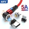 AUFU 7pinový 5A magnetický kabel Type C pro POCO Redmi, magnetický rychlonabíjecí kabel pro iPad Samsung Micro USB datový kabel