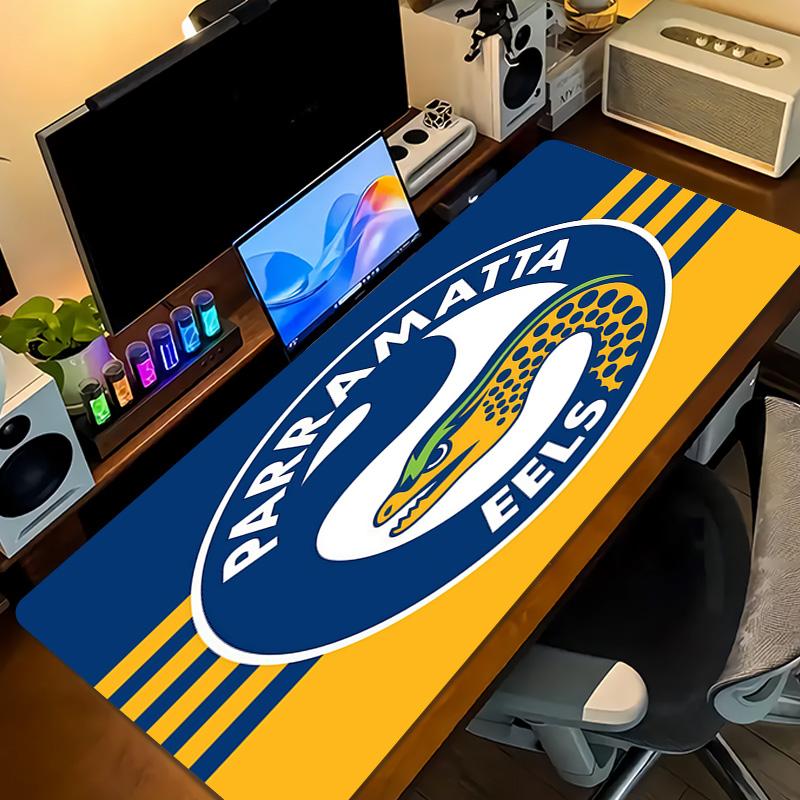 Parramatta Eels Print Cushion Non-slip Laptop Tablet Big Mousepad XXL Mat Mini PC Playmat With Lock edge