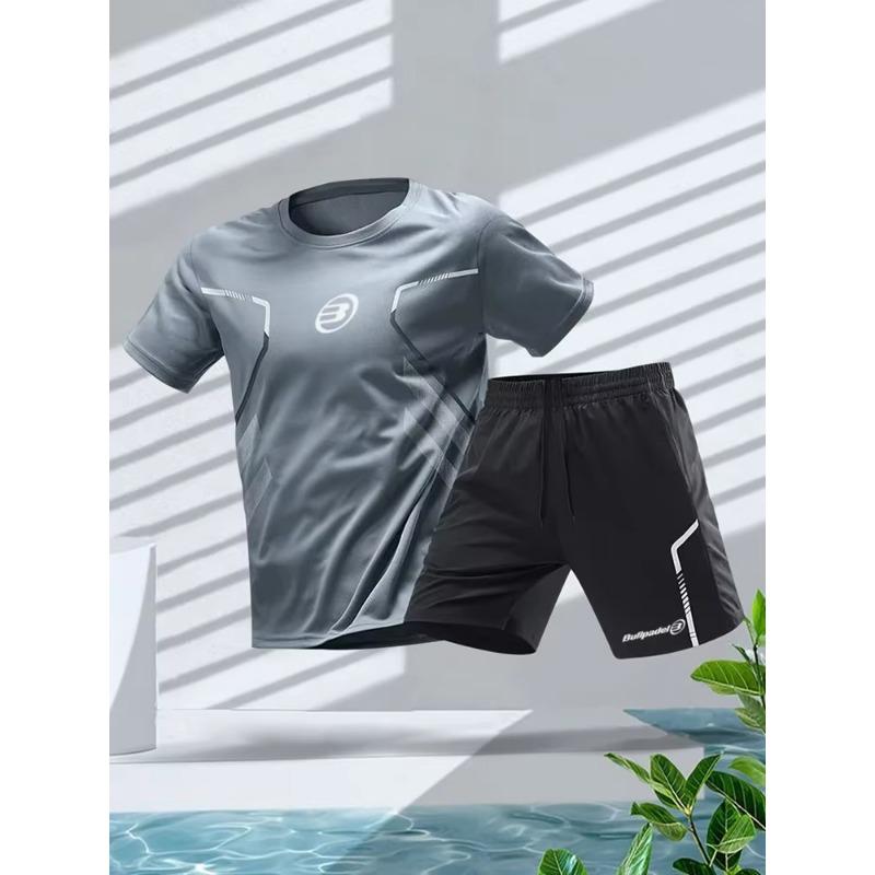 2026 Summer New Men s Sports T-shirt and Shorts Summer Football XXS