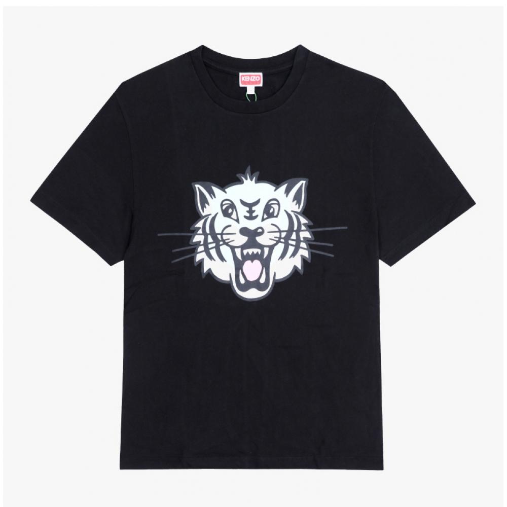 Kenzo Happy Tiger Men S Short Sleeve Tee ff55tS5334Sg