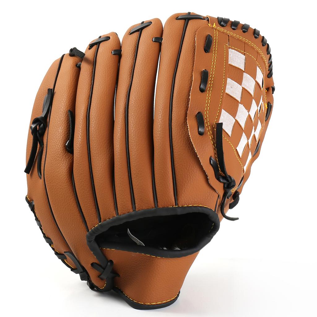 Adult Batting Gloves - Thick Padded PU Synthetic Leather Baseball Gloves for Hitting & Training