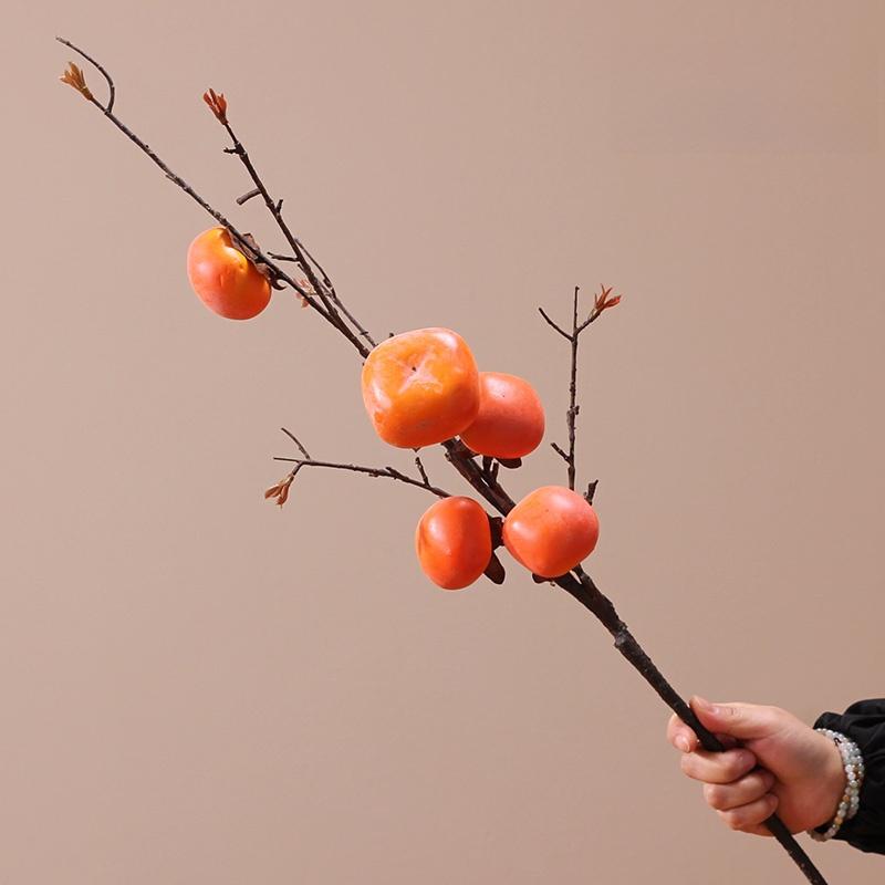För Yongye Simi Konstgjord Frukt Dekorativ Rikedomssymboliserande Granatäpple Små Realistiska Blommor Vardagsrumsdekorationer