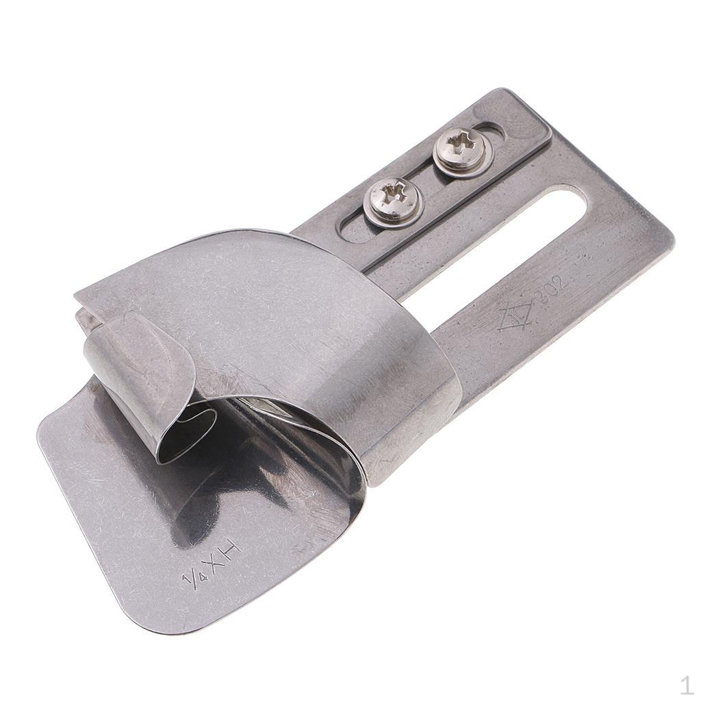 

1 шт., стальная папка с нахлесточным швом для швейной машины челночного или цепного стежка 6mm XH