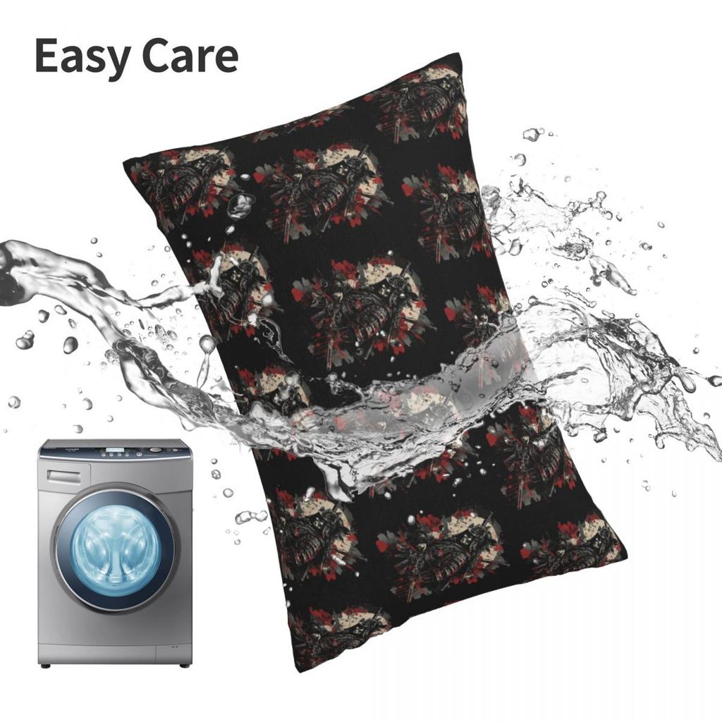 Japanese Samurai Warrior Rectangle Pillowcase Cushion Cover Decor Bedroom Bed Home Comfort Throw Pillow