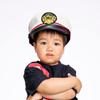 Kids' White Railway Worker Hat (Driver, Conductor, Station Staff)