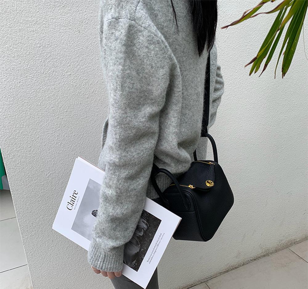 2025 New Style Womens Bag Real Leather Single Handle Tote Bag Top Handle Bag All-Match Lindy Bag Doctors Bag Mini