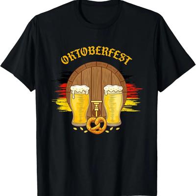 German Clothes American Oktoberfest Clothing Men Women T-Shirt
