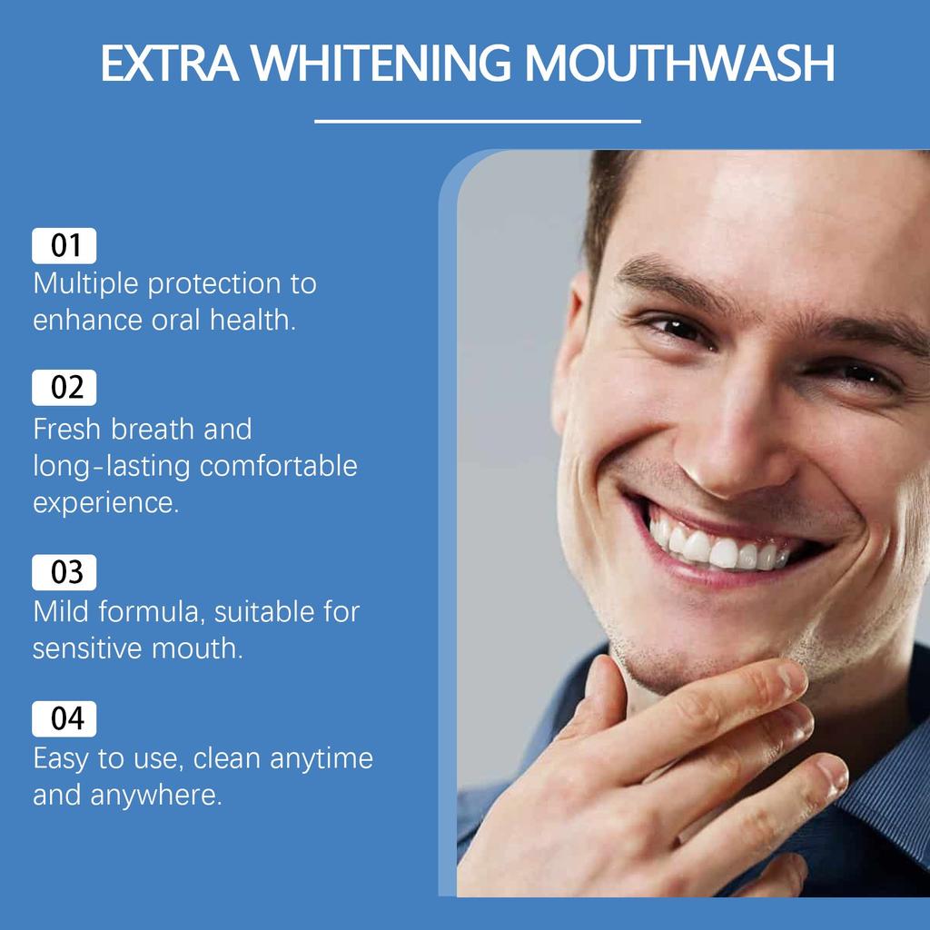 Mouthwash Gentle Ingredients For Daily Care Refreshing Mint Mouthwash 120ml