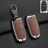 Housse Porte-Clés en Alliage de Zinc Automatique Adaptée Pour Jeep Grand Cherokee Wk2 Kl Wrangler Jk Jl Mp Patriot Renegade Commander Compass 4 5 Boutons Porte-Clés