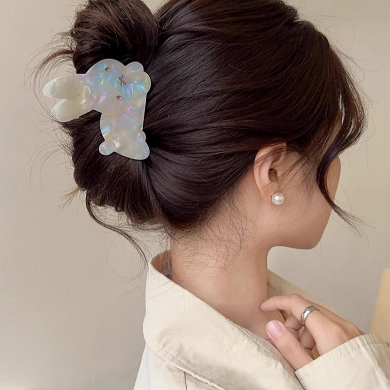 1/2pcs Cute and Playful Dog Rabbit Animal Hair Clip, Bangs Clip, Hair Clip, Simple and Cute Top Shark Hair Accessory