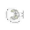 WOSTU Ciondolo Ciambella in Argento 925 Dolce Caramella Charms Budino Cibo Carino Adatto per Bracciale Donna Ragazza Gioielli Raffinati