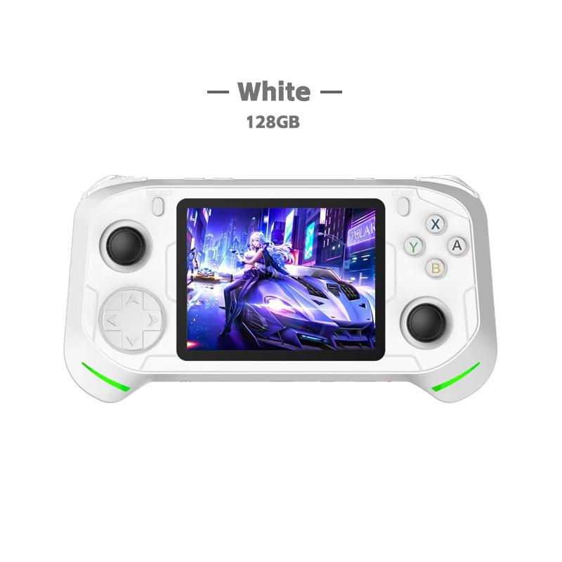 RX6H Retro Handheld-Spielekonsole Linux-System 3,5 Zoll IPS-Bildschirm Tragbarer Pocket-Videoplayer 64 GB 128 GB Spiele Kindergeschenk