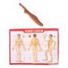 Wooden Neck Foot Massage Gua Sha Tool Trigger Point Reflexology Massage Stick for Home Spa Thai Massage