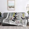 Ich will es so B99 (Farbig) Decke Weich Warm Flanell Überwurf Deckenbezug für Bett Wohnzimmer Picknick Reisen Zuhause Sofa