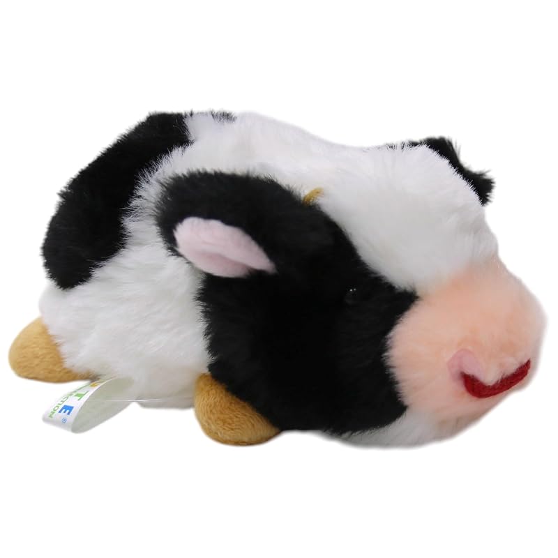 Cute Plush Toy - Palm-Sized Cow (Holstein F0281)