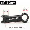 BUCKLOS Ultralight Mountain Bike Stem, Aluminum Alloy, Matte Black, 7/17/22° Positive/Negative Options