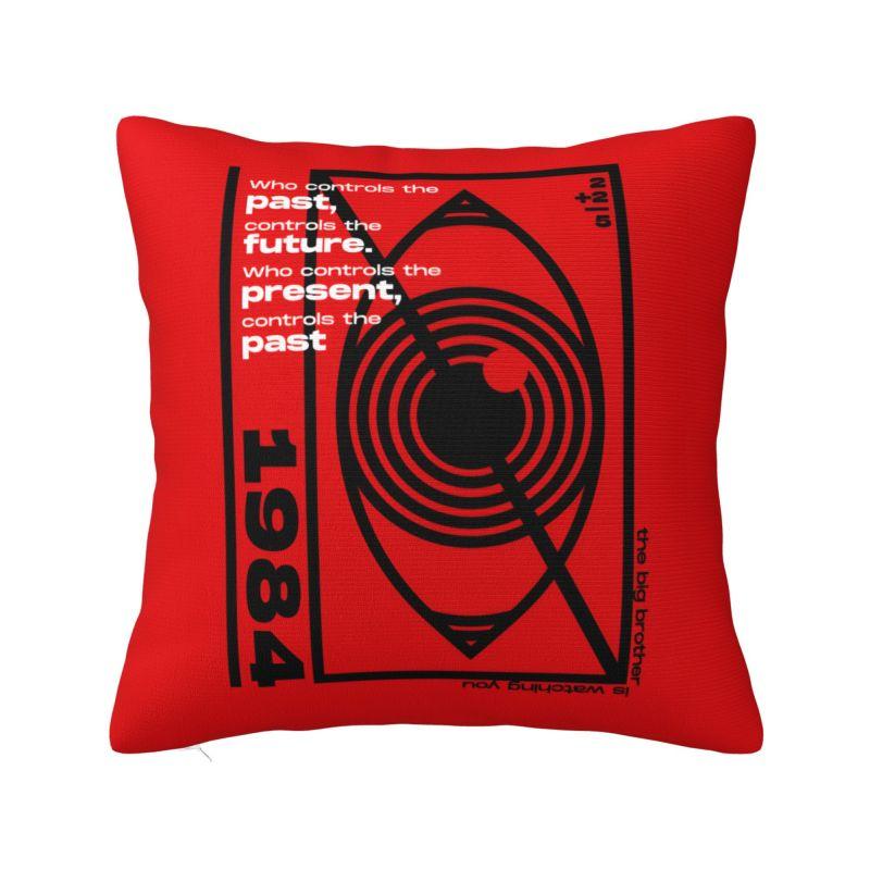 Big Brother George Orwell Cushion Covers Xcm Velvet Throw Pillow Case for Sofa Car Square Pillowcase Home Decorative