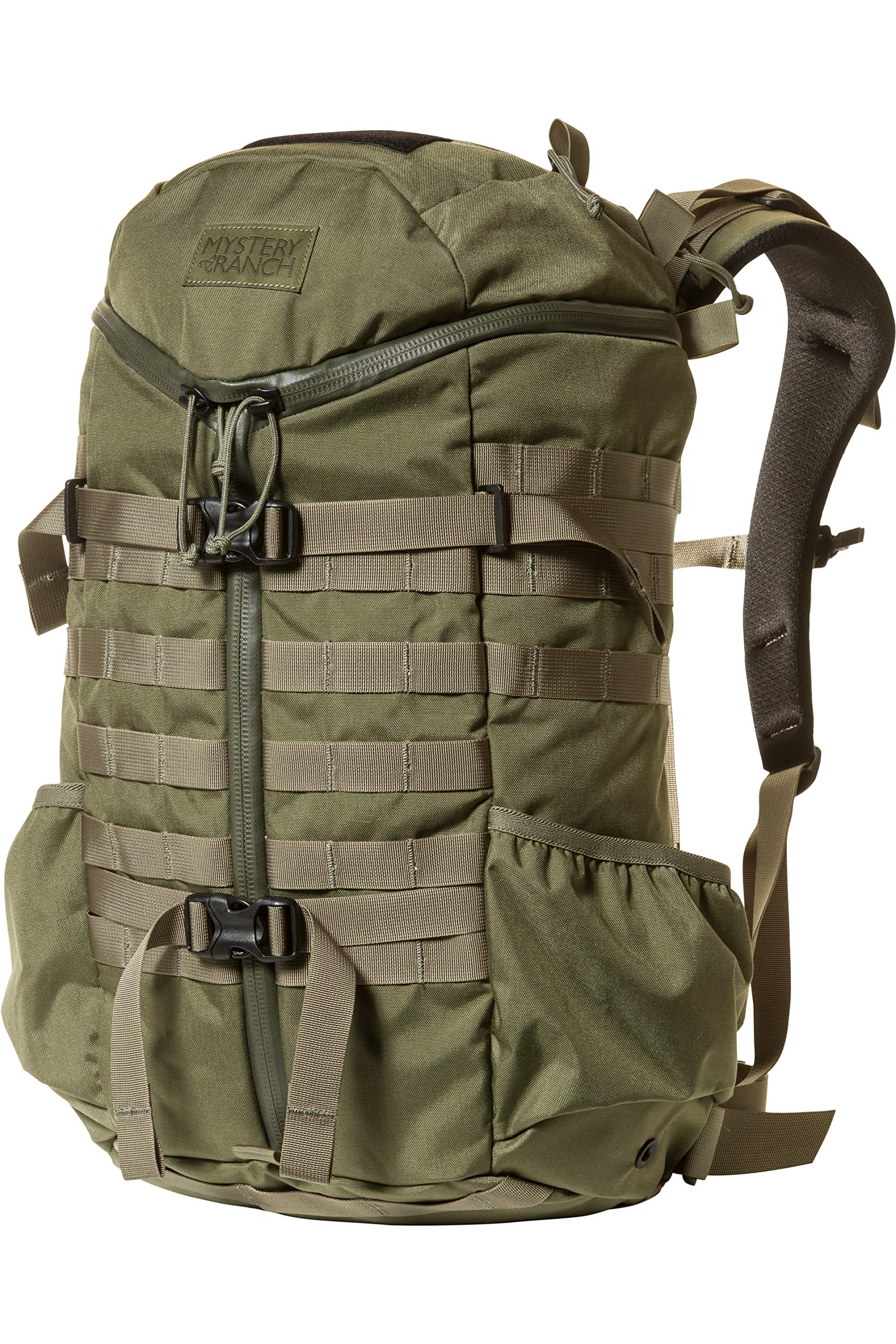 

Mystery Ranch 2 Day Backpack Tactical Daypack Molle Hiking Pack - 27L, Forest, Small/Medium