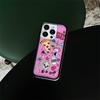 Wildflower 3D Leopard Print Polka Dot Phone Case For iPhone 16 15 14 Plus 12 13 14 15pro 17pro WF Cute Plaid Food Cartoon Cover