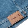 Gg Logo Collared Button Up Denim Jacket 815625-XDC6W-4492
