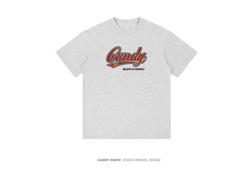 Retro Vintage Unisex Pure Cotton Heavyweight Short Sleeve T-Shirt