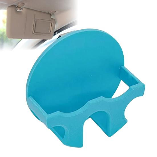 1/2Pcs Car Sun Visor Clamp Bracket Plastic Mobile Phone Holder Easy Installation Non-Slip Car Interior Accessory