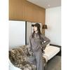 7766 Cozy Sweater & Long Pants Set - Versatile Zipper Cardigan for Autumn/Winter