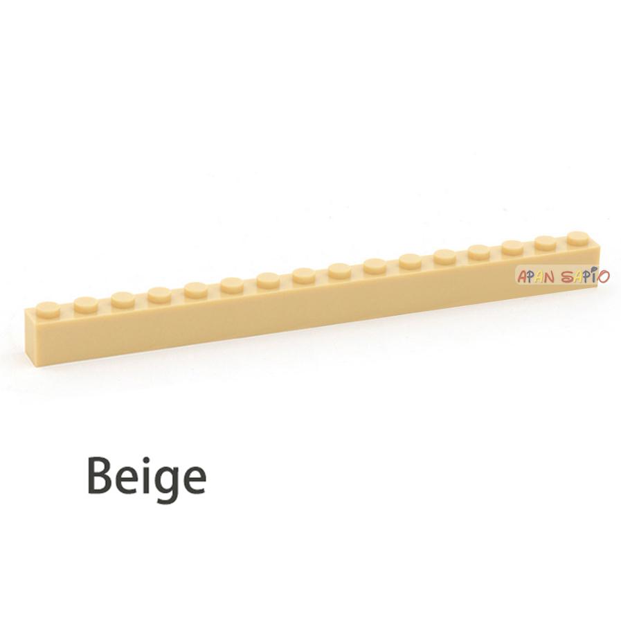 50PCS 1x16 Dots DIY Building Blocks Thick Figures Bricks Educational Creative Size Compatible With Brands Toys for Children 2465
